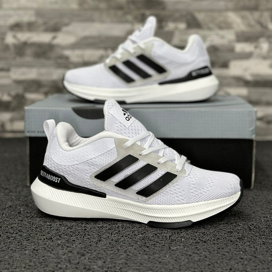 Contra entrega - Adidas Ultraboost Blanco Negro Caballero